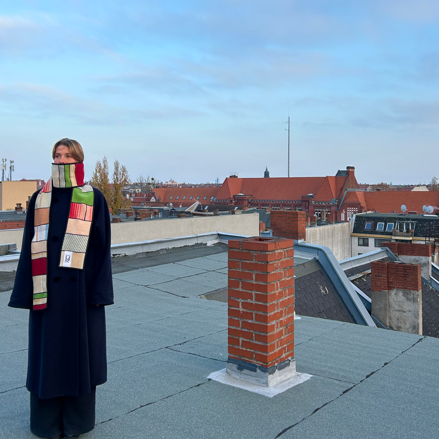 ÉCHARPE À RAYURE COLORÉE