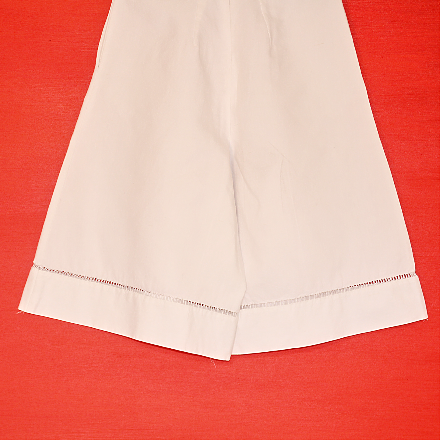 SHORT EN LIN BLANC N°1