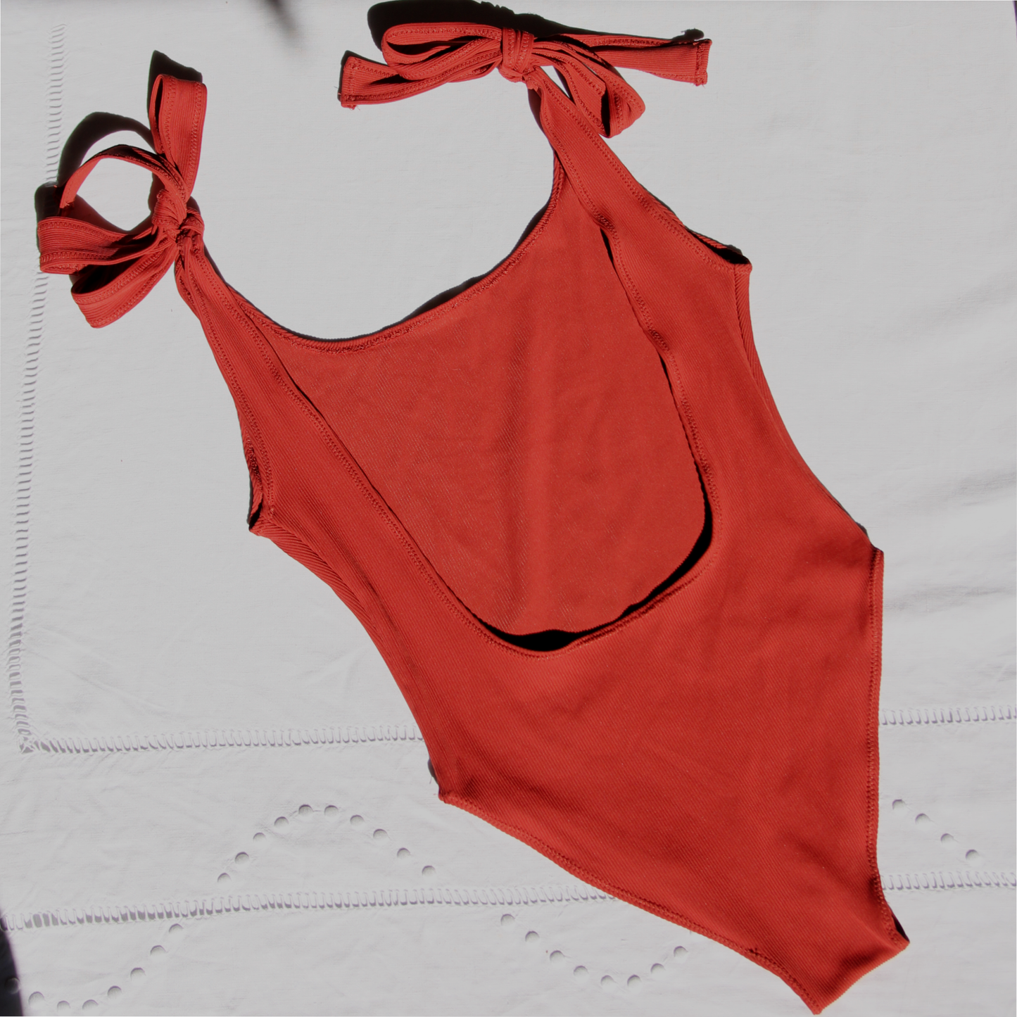 MAILLOT UNE PIÈCE TERRACOTA
