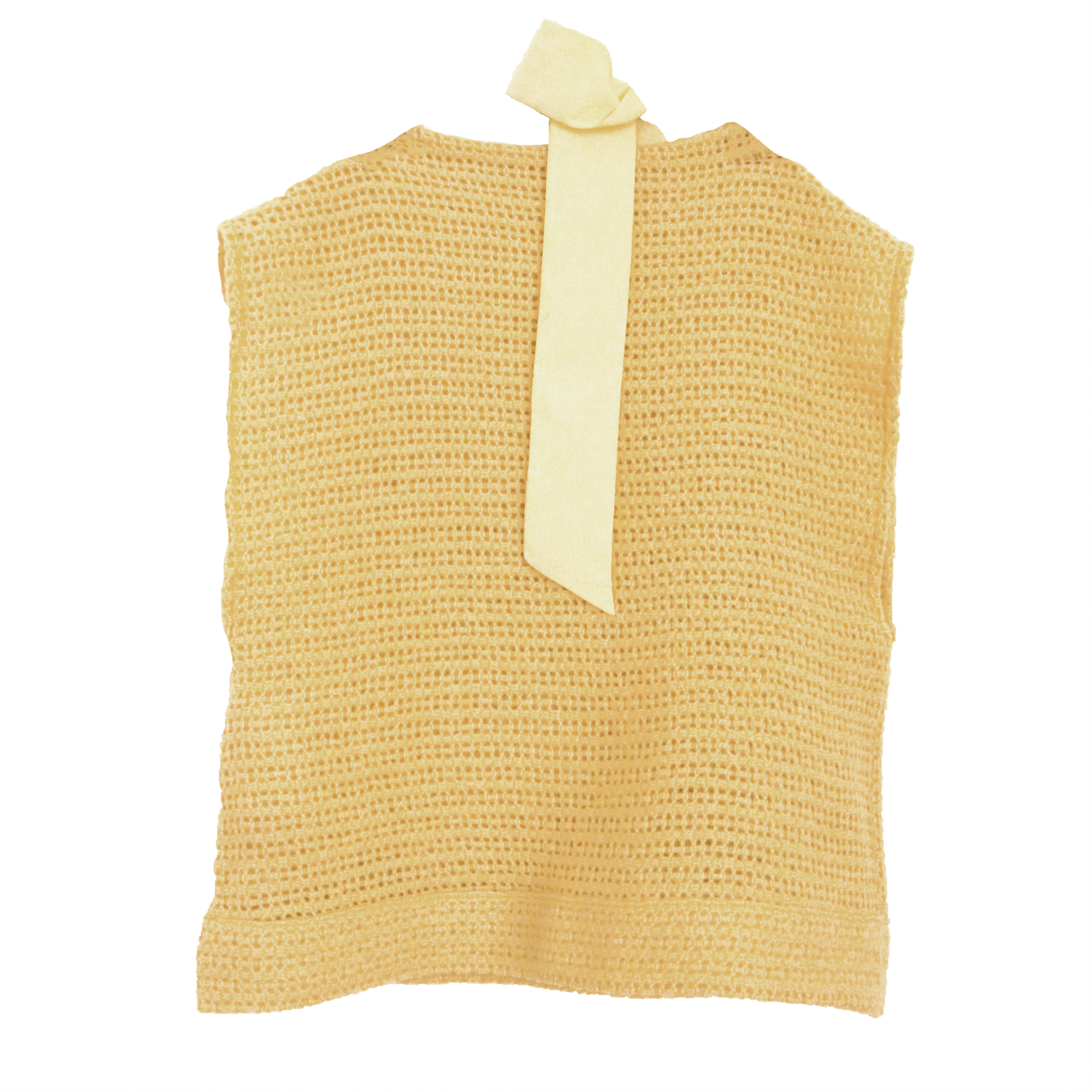 PULL SANS MANCHE ET FOULARD