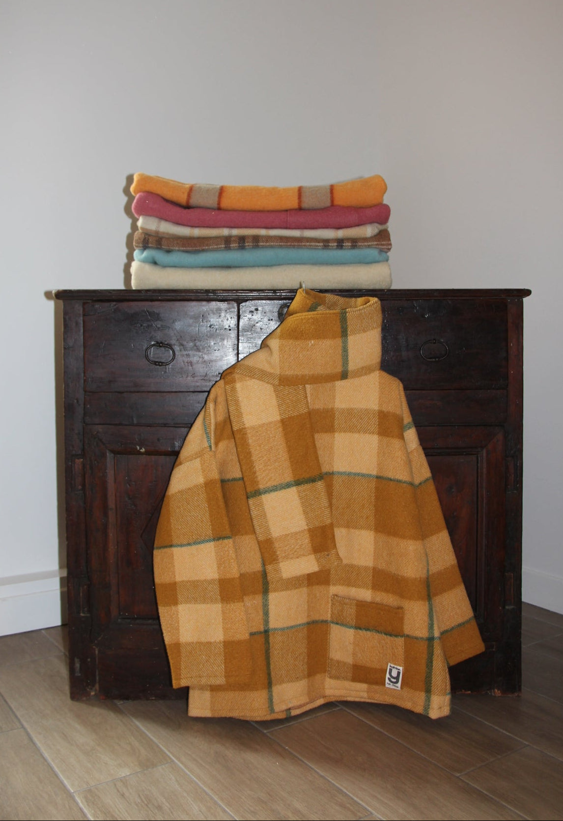 MANTEAU-PULL & ÉCHARPE - APPLE PIE
