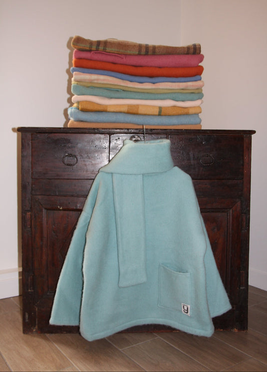 MANTEAU-PULL & ÉCHARPE - GLACIER