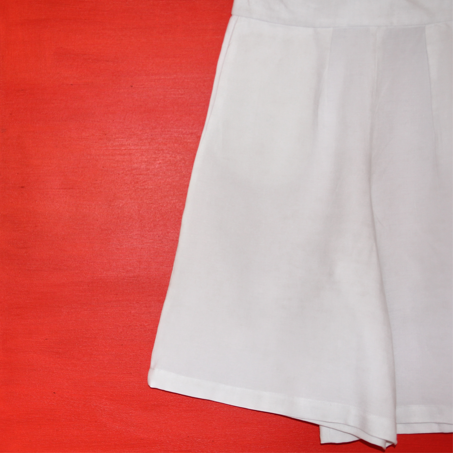 SHORT EN LIN BLANC N°2