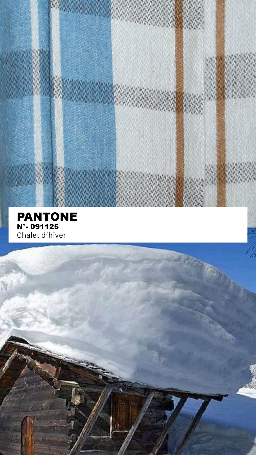 MANTEAU-PULL & ÉCHARPE - CHALET D'HIVER