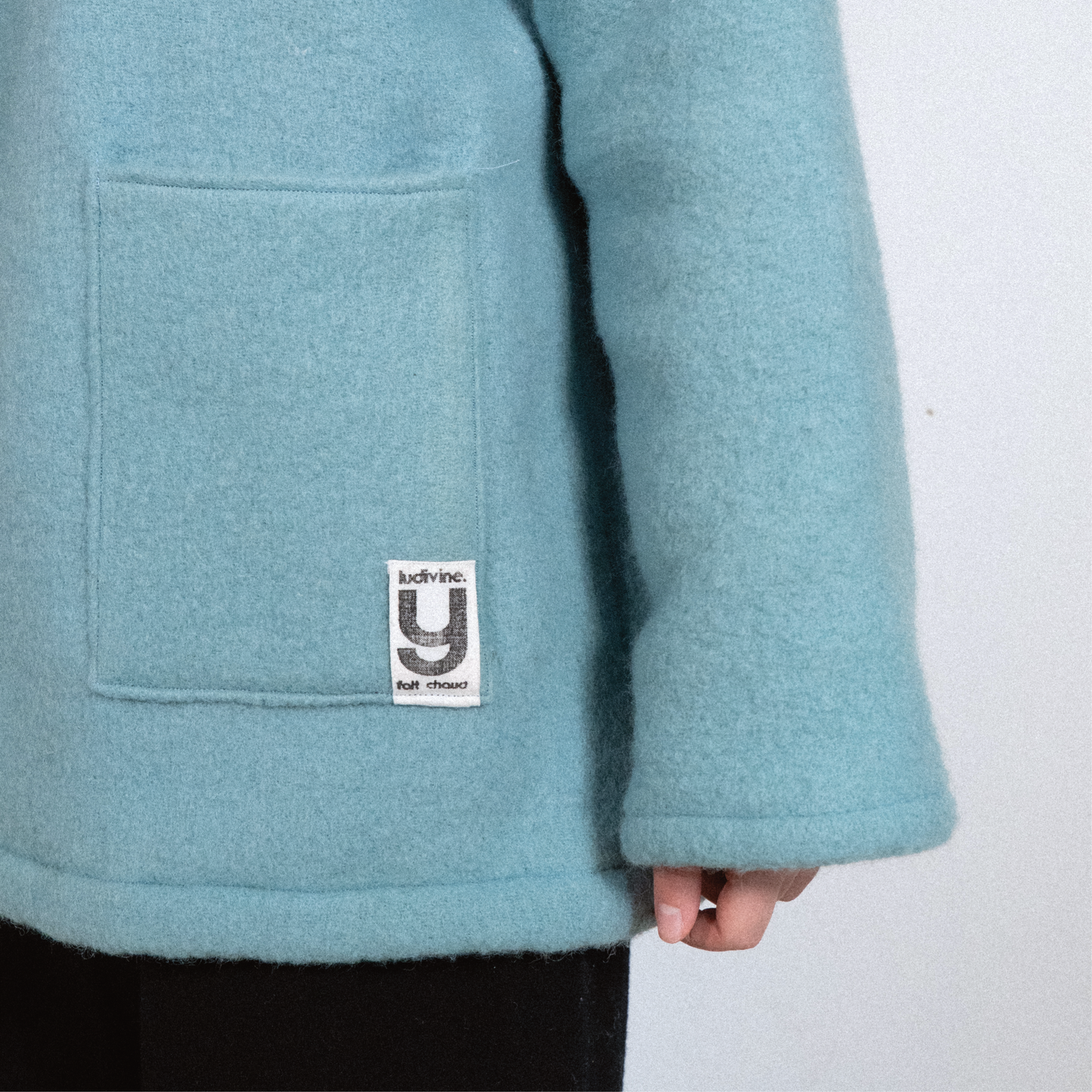 MANTEAU-PULL & ÉCHARPE - GLACIER