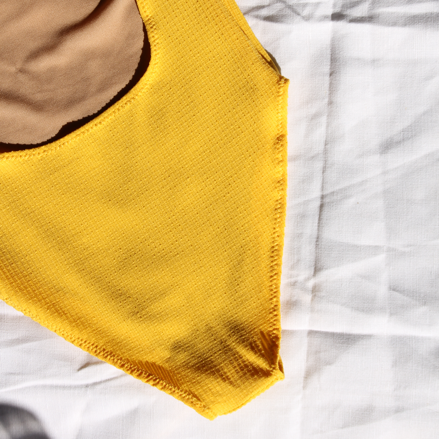 MAILLOT UNE PIÈCE JAUNE