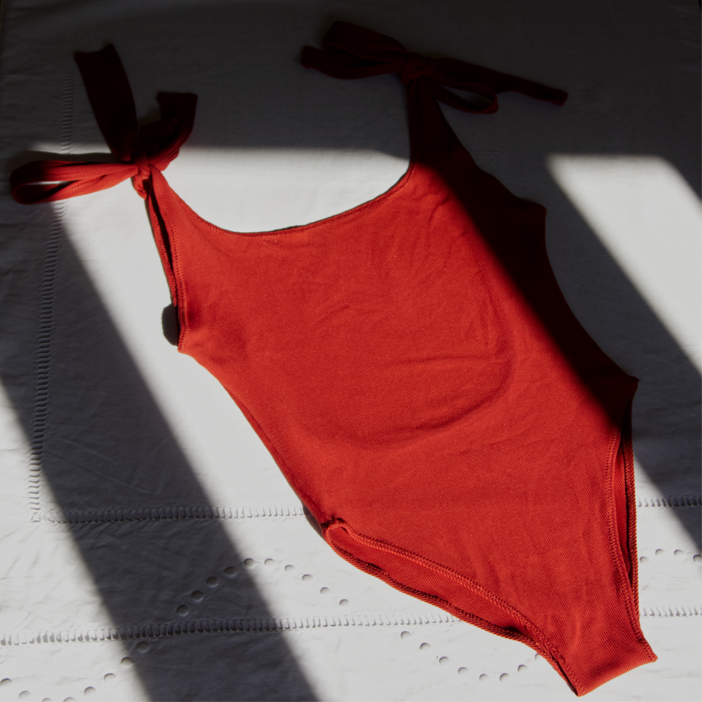 MAILLOT UNE PIÈCE TERRACOTA