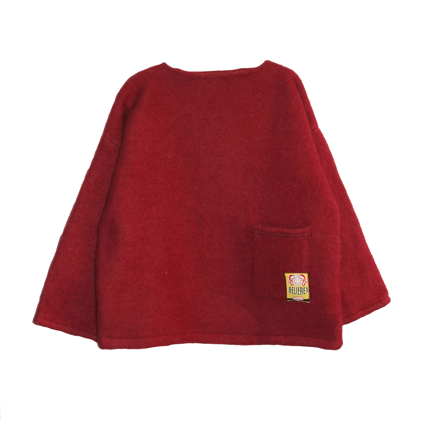 MANTEAU-PULL & ÉCHARPE - BETTERAVE