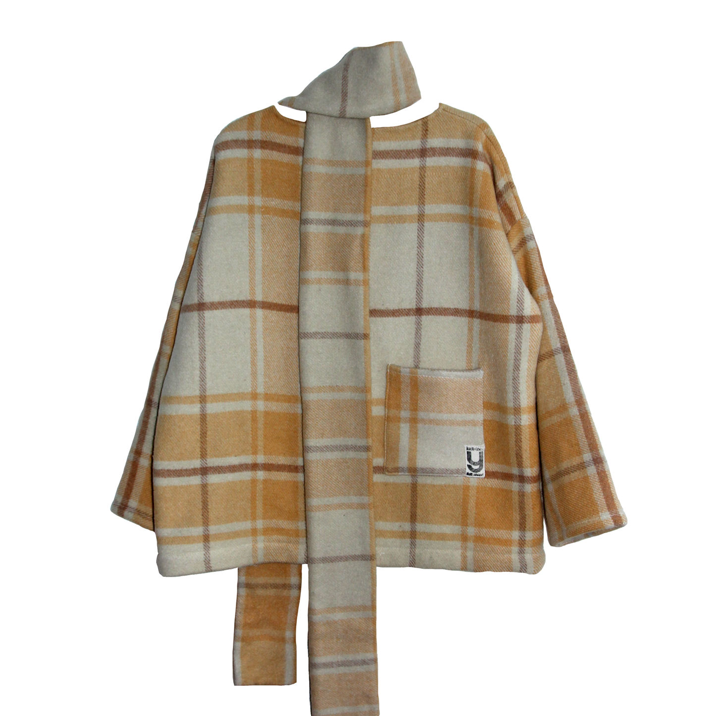 MANTEAU-PULL & ÉCHARPE - BUTTERNUT