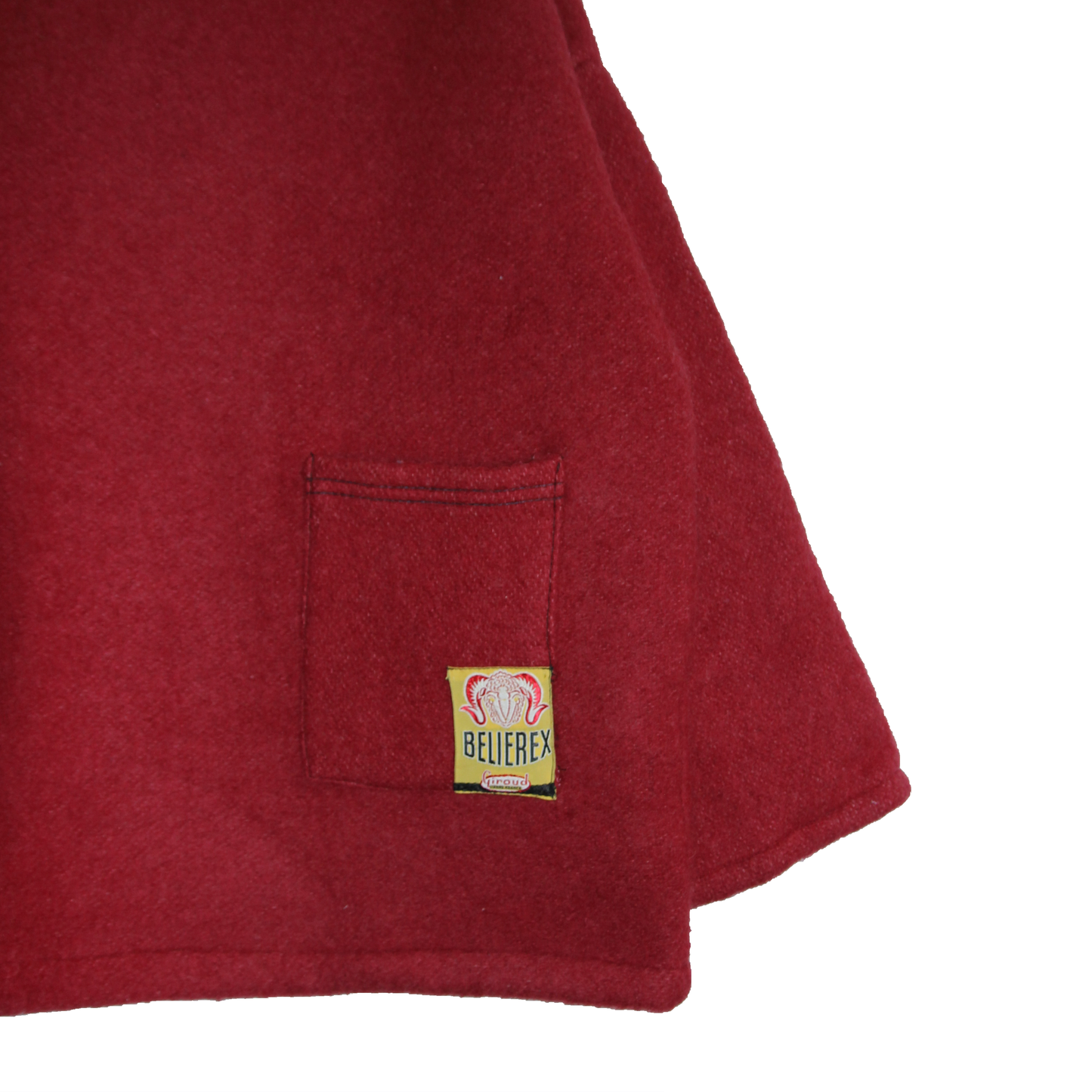 MANTEAU-PULL & ÉCHARPE - BETTERAVE