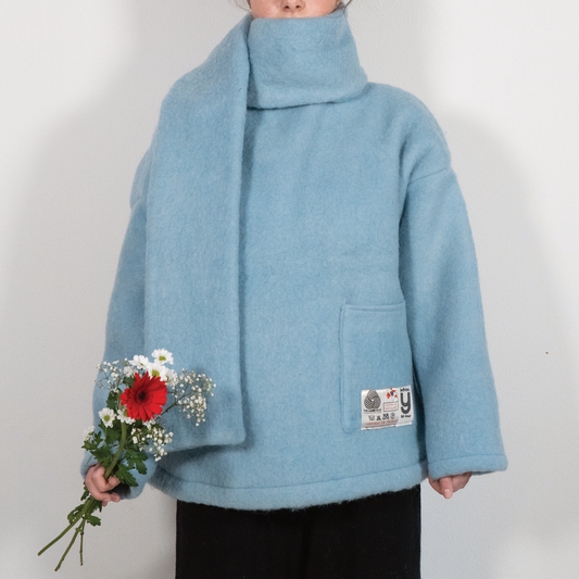 MANTEAU-PULL & ÉCHARPE - PATINOIRE