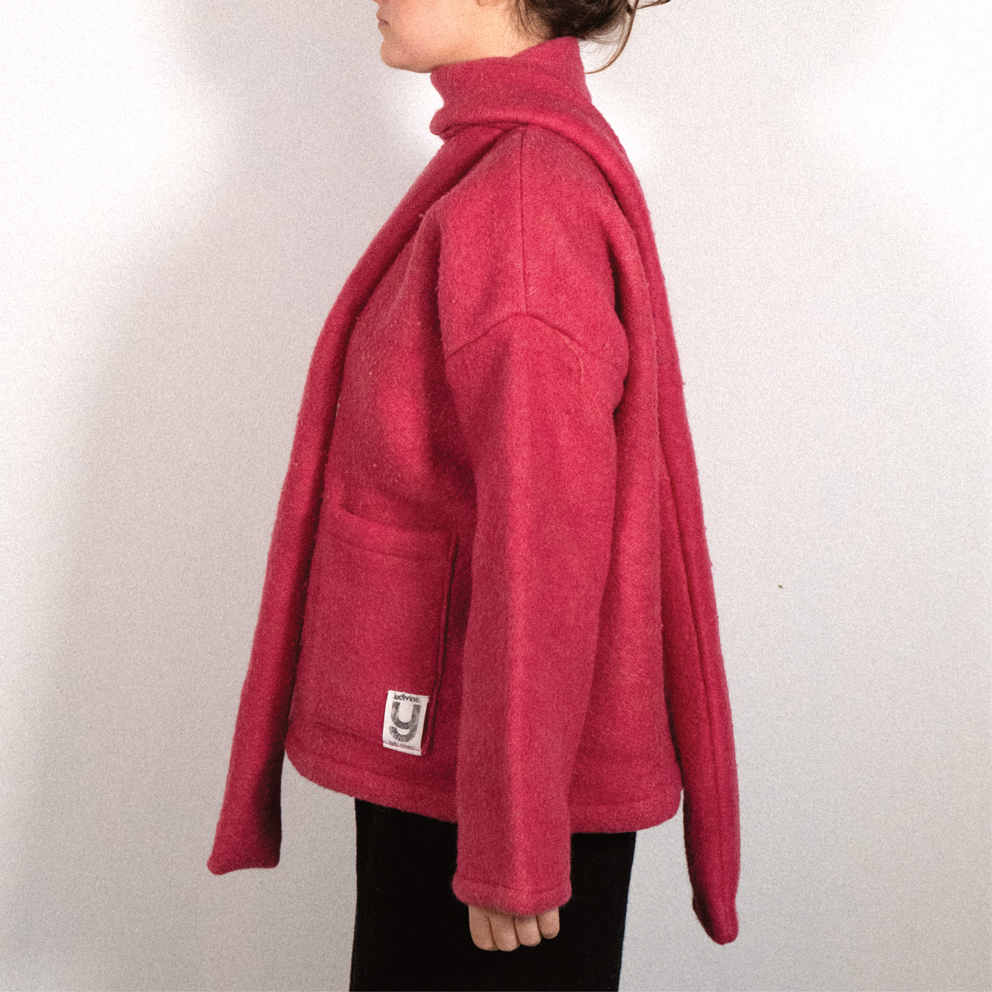 MANTEAU-PULL & ÉCHARPE - PRALINE N°2