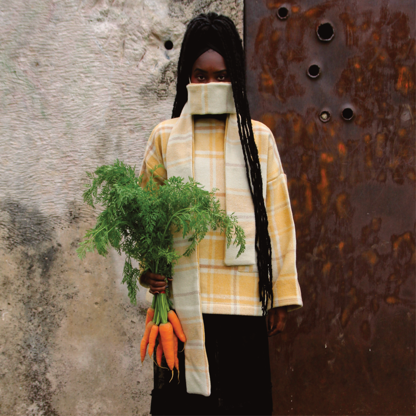 MANTEAU-PULL & ÉCHARPE - BUTTERNUT