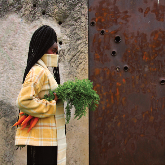 MANTEAU-PULL & ÉCHARPE - BUTTERNUT