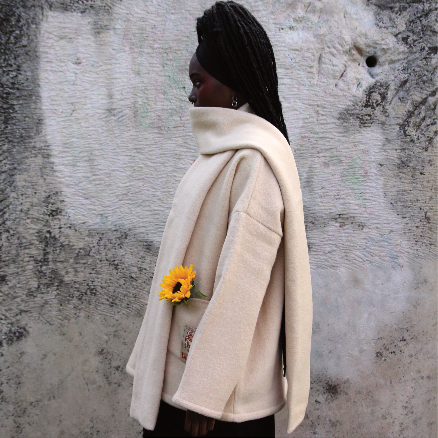 MANTEAU-PULL & ÉCHARPE - COMTÉ