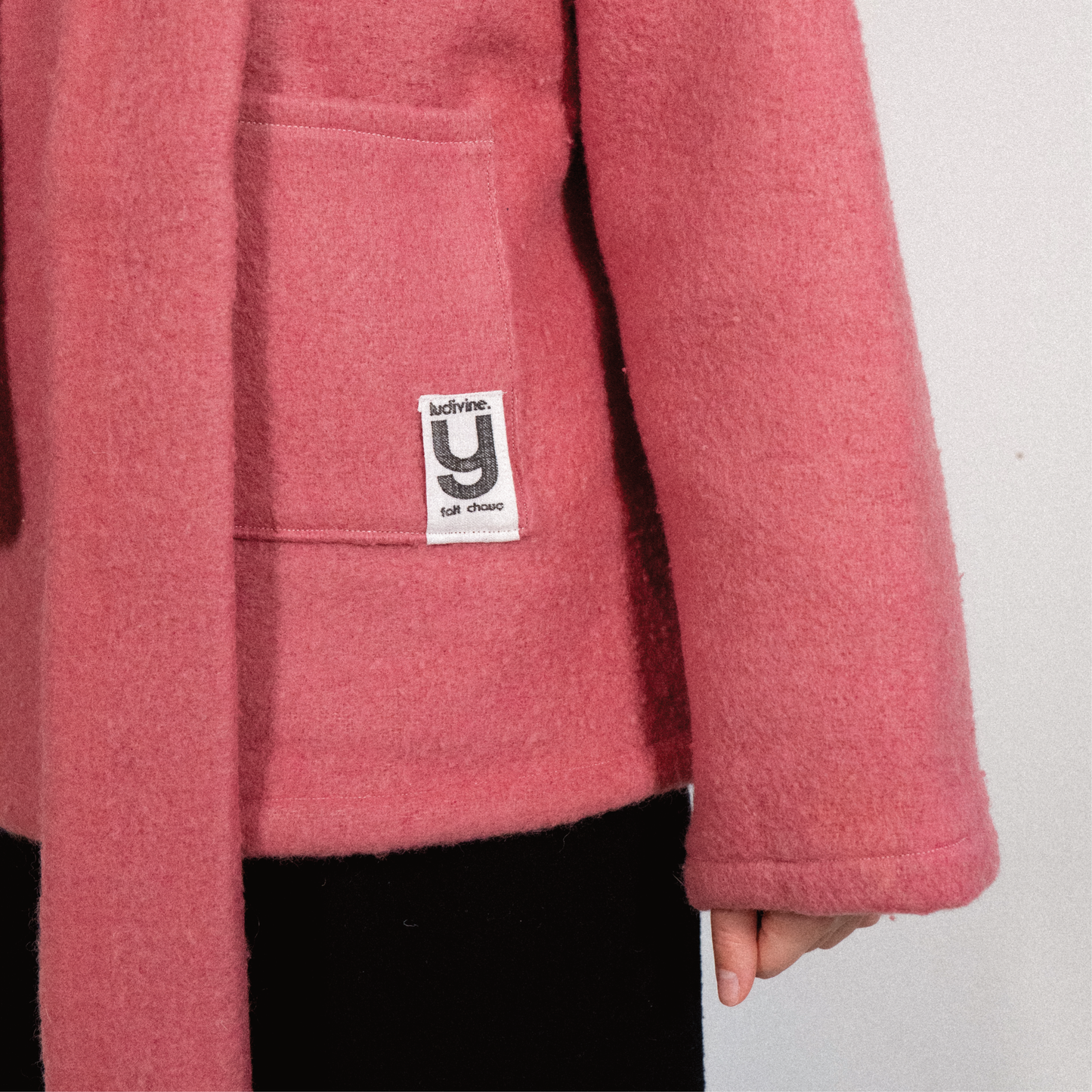 MANTEAU-PULL & ÉCHARPE - PRALINE N°1