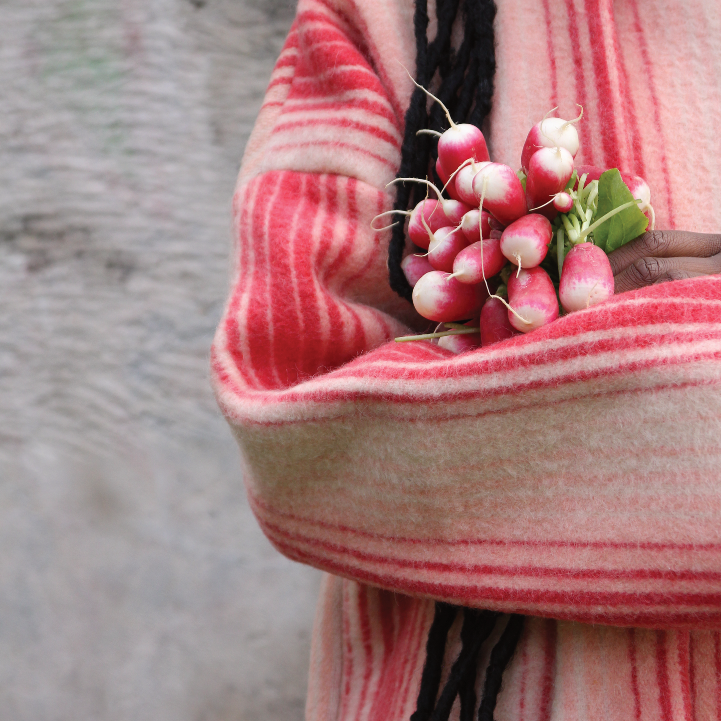 MANTEAU-PULL & ÉCHARPE - GUIMAUVE