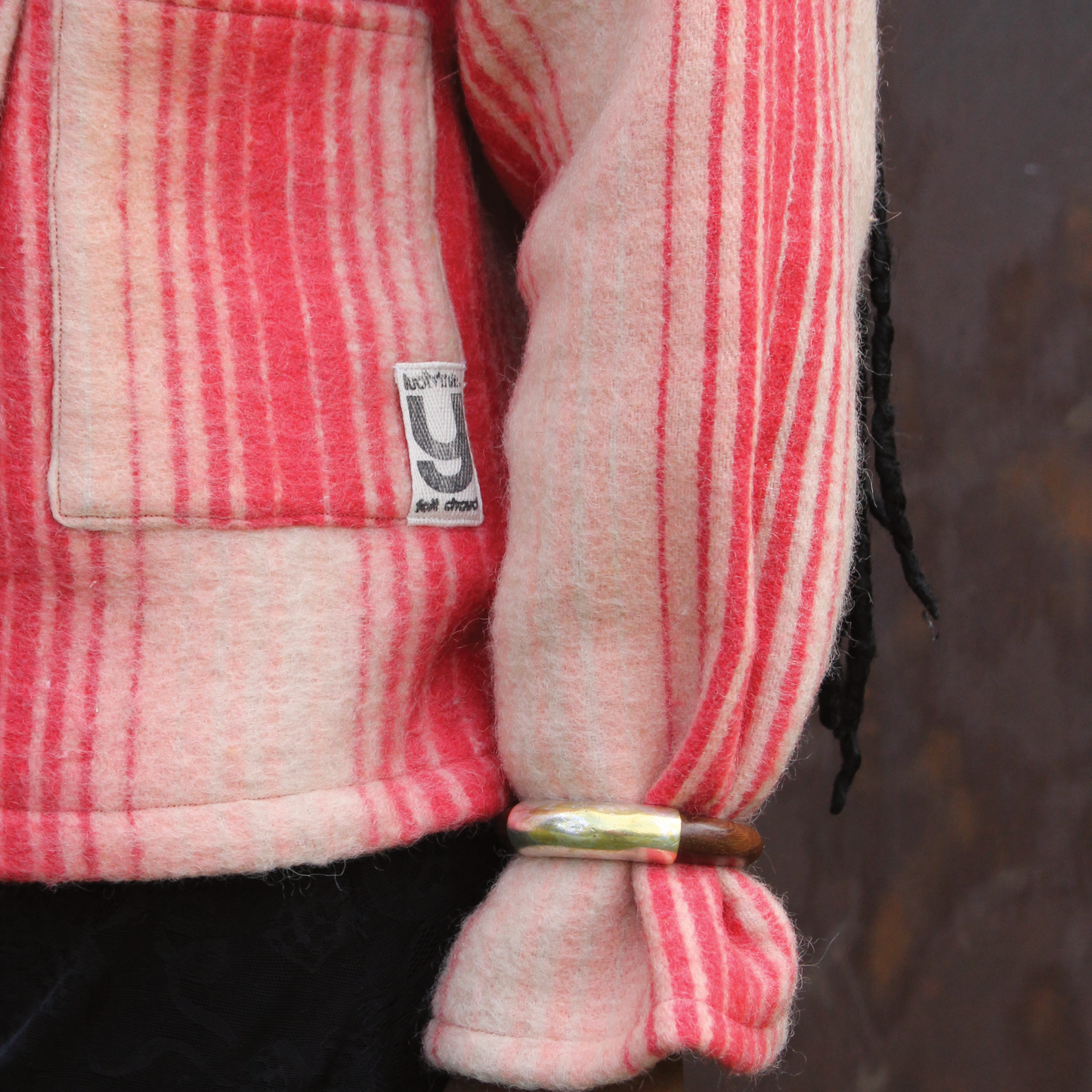 MANTEAU-PULL & ÉCHARPE - GUIMAUVE