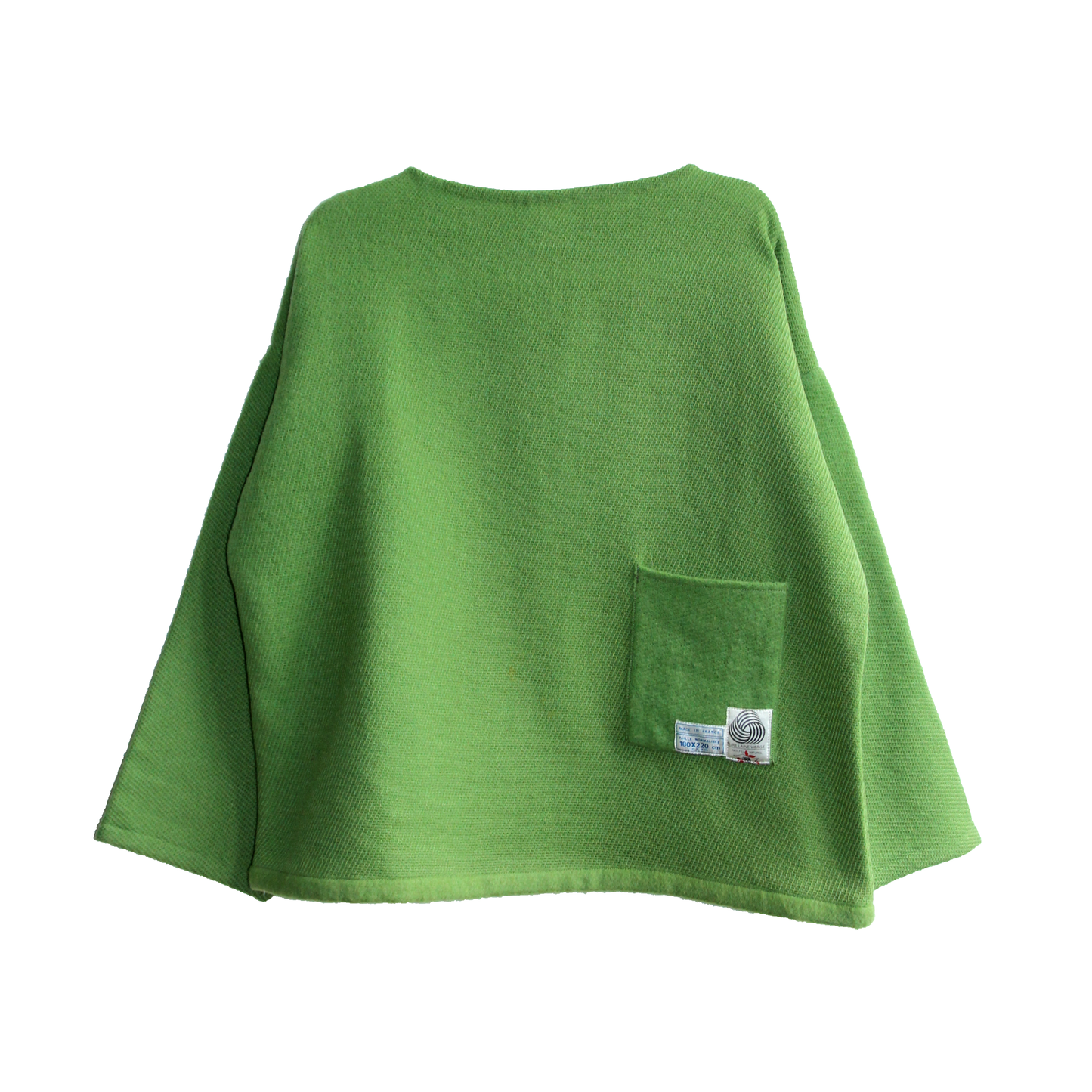 MANTEAU-PULL & ÉCHARPE - VERVEINE N°1