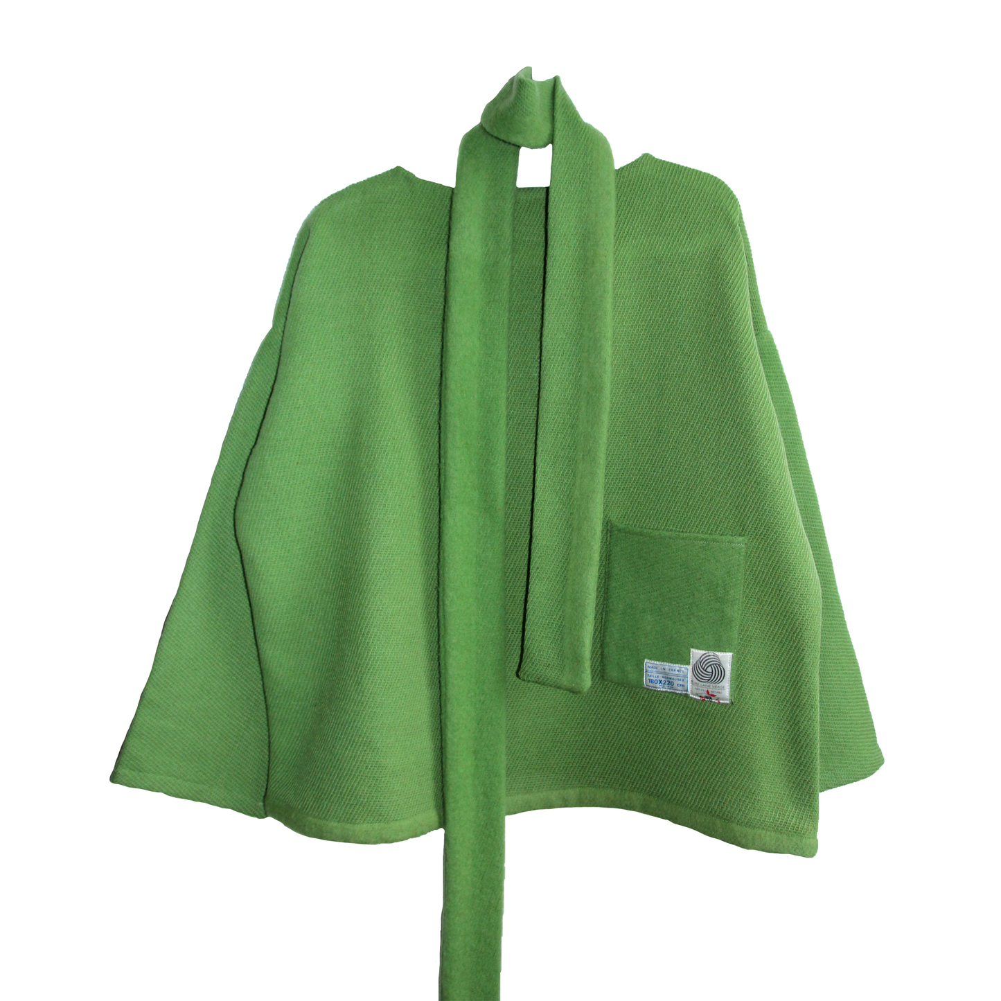 MANTEAU-PULL & ÉCHARPE - VERVEINE N°1