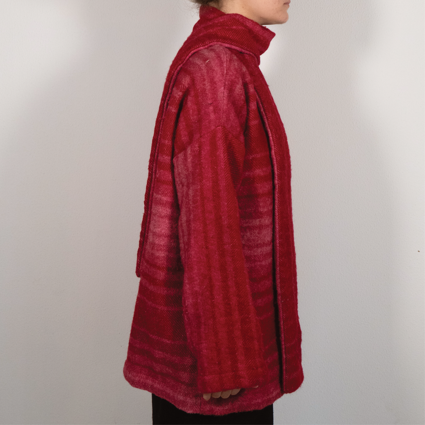 MANTEAU-PULL & ÉCHARPE - RADIS